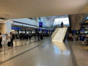 Delta Sky Club Los Angeles Terminal 2 Treppe Nach Oben