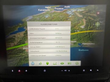Japan Airlines Premium Economy Boeing 787 Routeninformation
