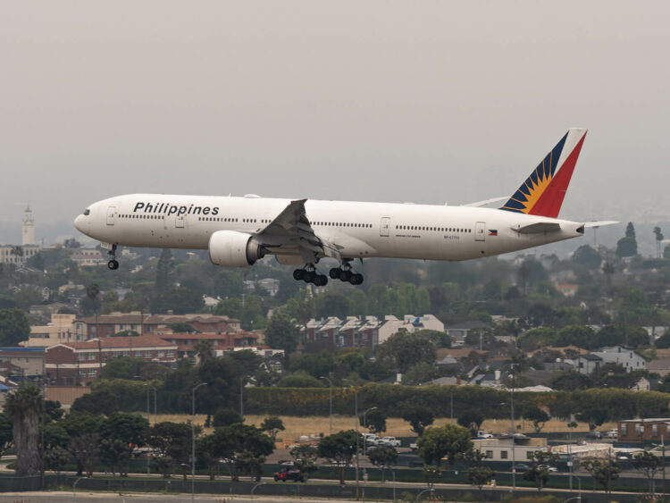 Philippines Airlines Flugzeug Los Angeles