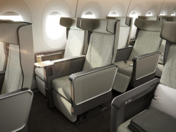 Qantas A350 Premium Economy Class Sitz Copyright