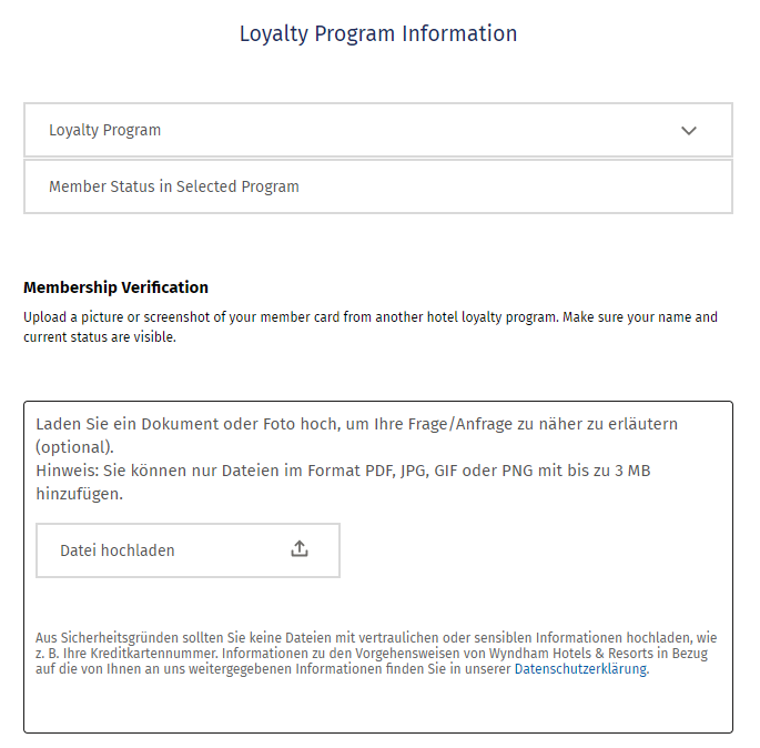 Wyndham Rewards Status Match