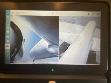 Cathay Pacific Premium Economy Airbus A350 900 Aussenkameras