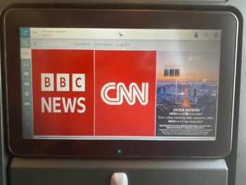 Cathay Pacific Premium Economy Airbus A350 900 Live Tv