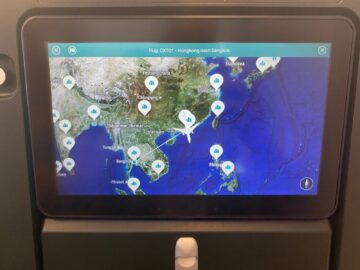 Cathay Pacific Premium Economy Airbus A350 900 Route