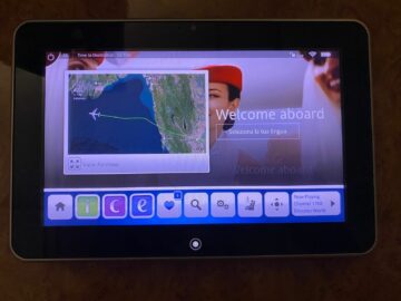 Emirates First Class Airbus A380 Ice