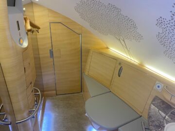 Emirates First Class Airbus A380 Waschraum