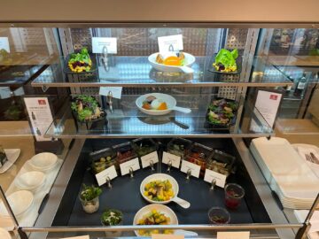 Review Emirates First Class Lounge Dubai Concourse A Salate