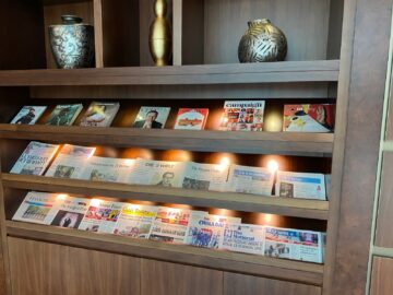 Review Emirates First Class Lounge Dubai Concourse A Zeitschriften2