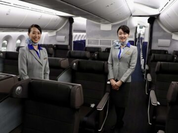Ana Boeing 787 10 Domestic Version Premium Class Kabine Copyright