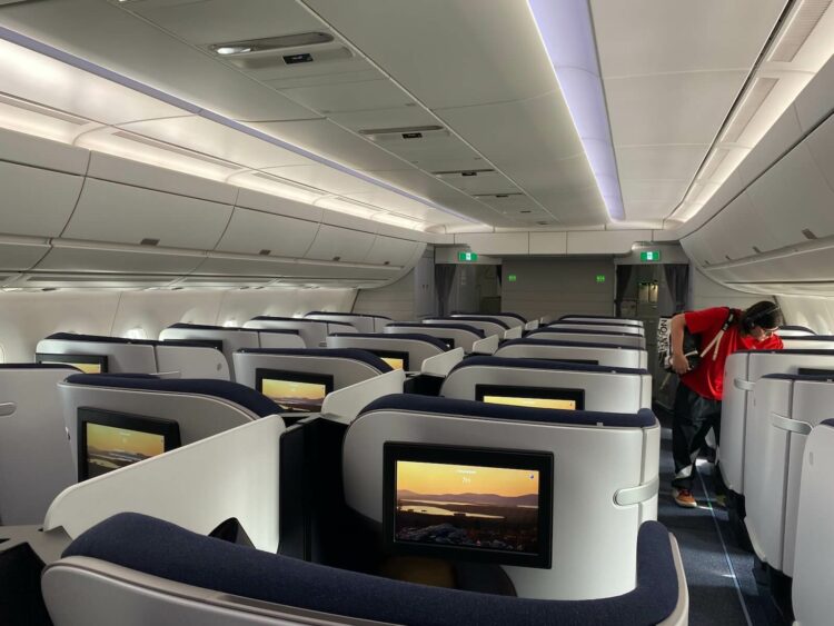 Finnair Neue Business Class Airbus A350 900 Kabine