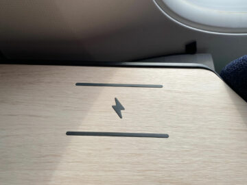 Finnair Neue Business Class Airbus A350 900 Ladefunktion