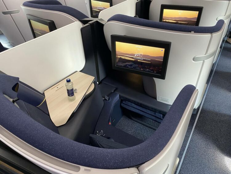 Finnair Neue Business Class Airbus A350 900 Sitz Mitte