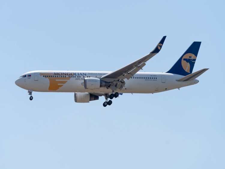 Flugzeug Mongolian Airlines