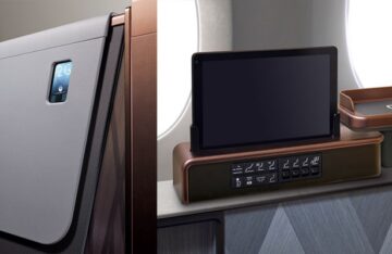 Japan Airlines Airbus A350 1000 First Class Tablet