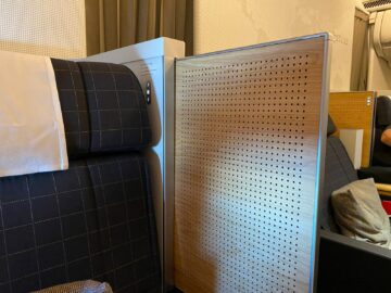 Swiss First Class Airbus A330 Sichtschutz