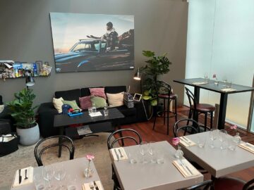 American Express Pop Up Lounge Stockholm Sofa