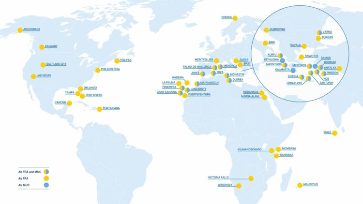 Discover Airlines Streckennetz Sommer 2024