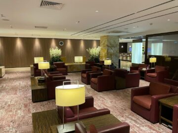 Singapore Airlines First Class Lounge Terminal 2 Sessel