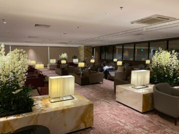 Singapore Airlines First Class Lounge Terminal 2 Sitzbereich