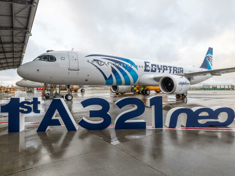 Egyptair Airbus A321neo Auslieferung Copyright