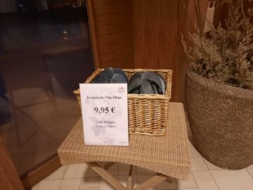 Kempinski Berchtesgaden Spa Flip Flops