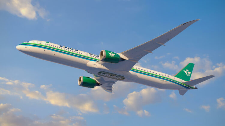 Saudia Neue Lackerierung Komplett Copyright