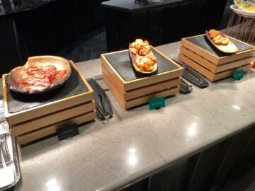 Singapore Airlines First Class Terminal 3 Bacon