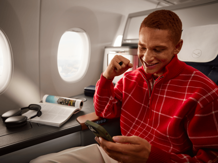 Lufthansa Langstrecke Wifi Chat Copyright
