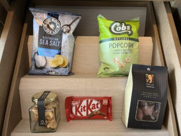 Park Hyatt Sydney Zimmer Minibar Snacks