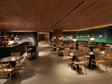 Cathay Pacific The Pier Business Class Lounge Hong Kong Tearoom 2