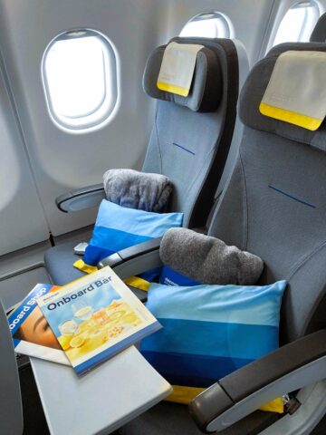 Discover Airlines Economy Class Sitz Copyright