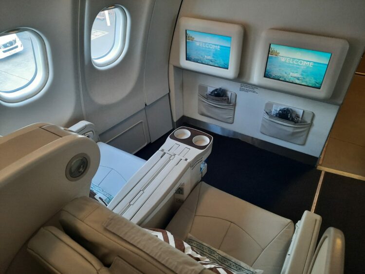 Fiji Airways Business Class Airbus A330 200 Sitz 3