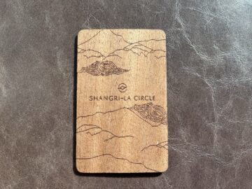 Shangri La Sydney Zimmerkarte