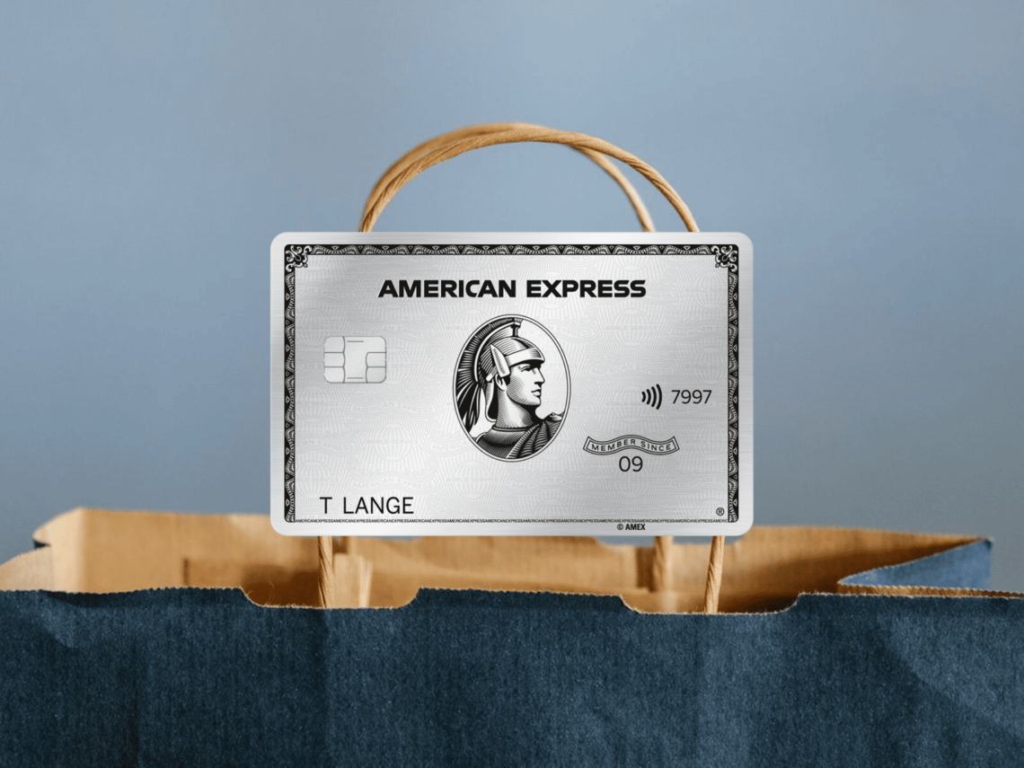 American Express Platinum Kreditkarte Shopping Guthaben