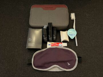 Cathay Pacific First Class Amenity Kit 4