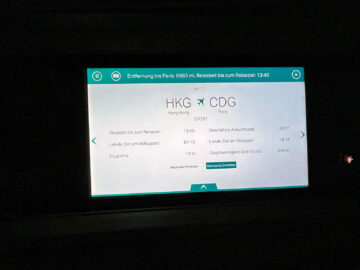 Cathay Pacific First Class Boeing 777 300er Airshow 6