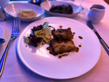 Cathay Pacific First Class Iberico Pork 2