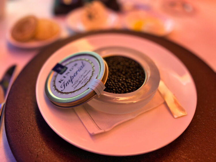 Cathay Pacific First Class Kaviar 2