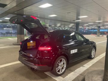 Lufthansa First Class Lounge A13 Frankfurt Porsche
