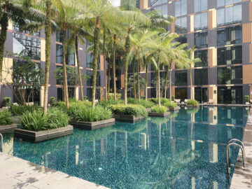 Singapore Airlines Neuer Private Crowne Plaza Changi Airport Pool