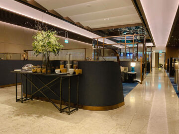 Singapore Airlines Neuer Private Room Blick In Die Lounge Vom Restaurant
