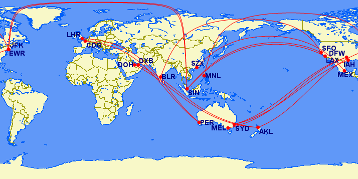 15 Laengste Fluege Welt 2024 Great Circle Mapper