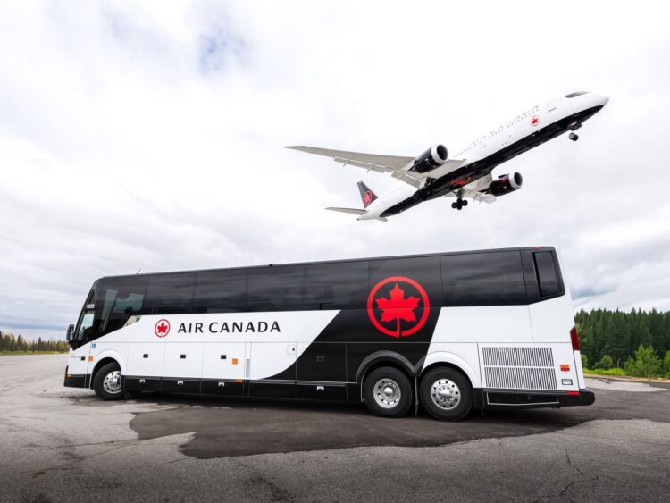 Air Canada Landline Bus Toronto Copyright