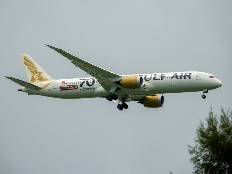 Gulf Air Flugzeug Boeing 787 9