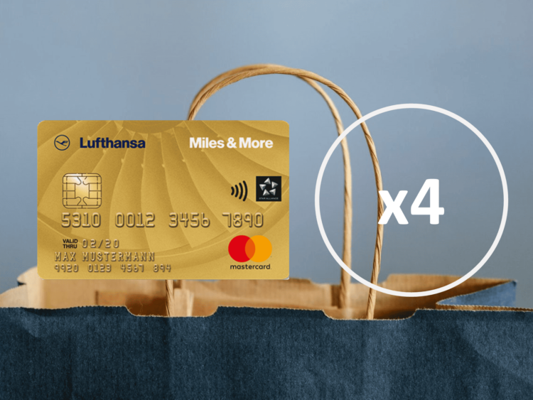 Miles And More Kreditkarte Aktion Vierfach