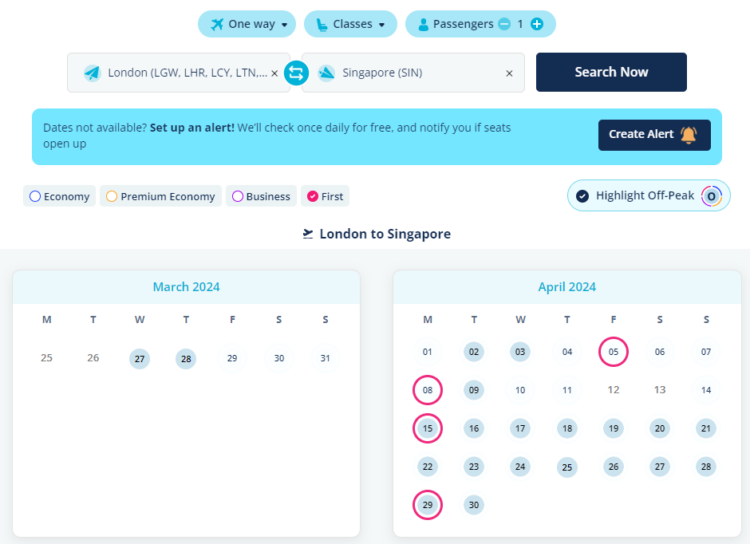 Ba Reward Flight Finder Ba First Class London Singapur