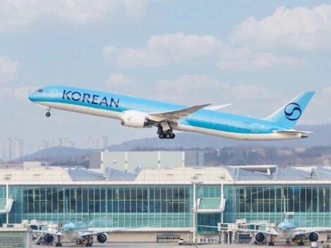 Korean Air Flugzeug Boeing 787 10 Copyright