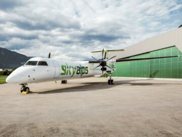 Skyalps Bombardier Flugzeug Vorne Copyright