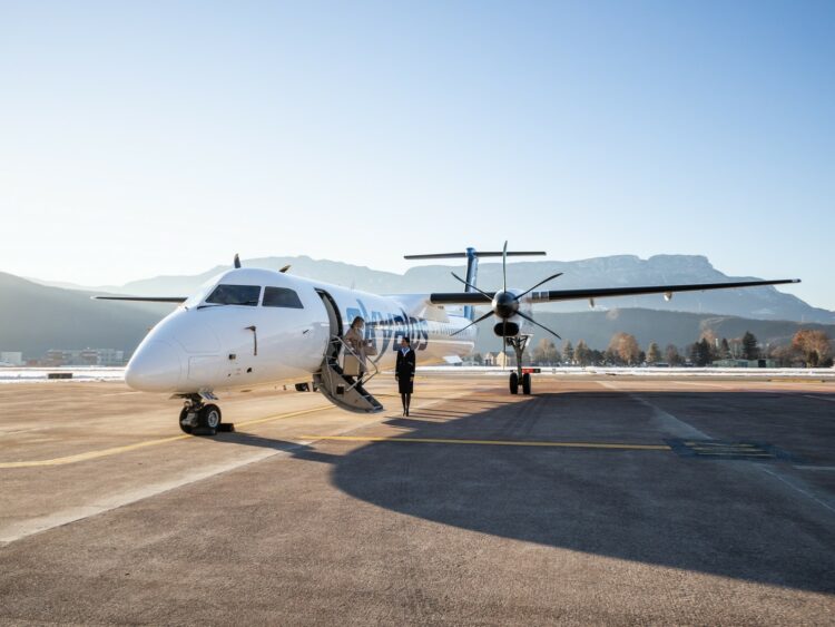 Skyalps Flugzeug Rollfeld Copyright