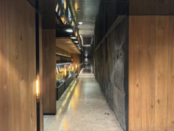 China Airlines Business Class Lounge Taipei Flur